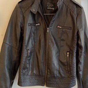 Biker leather jacket
